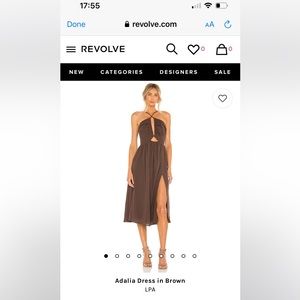 Brand new LPA dress with tags dress in brown. Size medium, ordered from revolve.
